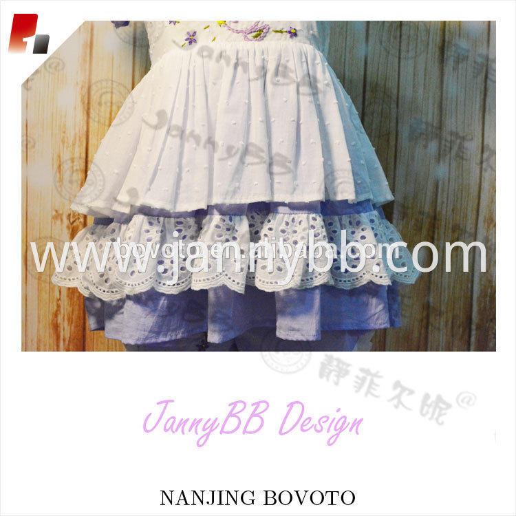 lavander embroidery dress